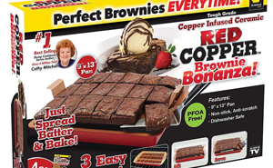 Win a BulbHead Red Copper Brownie Bonanza Pan Giveaway