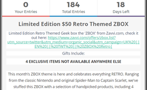 Win a Limited Edition $50 Retro Themed ZBOX
