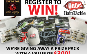 Win Predator Tackle and Outlet Bait & Tackle $300 Prize Pack