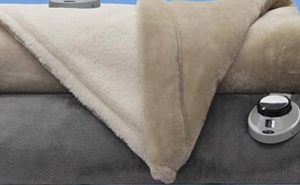 Win a Queen Size Therapedic Sherpa Reversible Warming Blanket!
